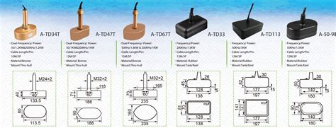 professional ultrasonic transducer  fish finder imarinex