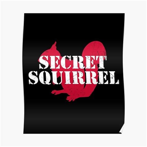 Secret Squirrel Posters | Redbubble