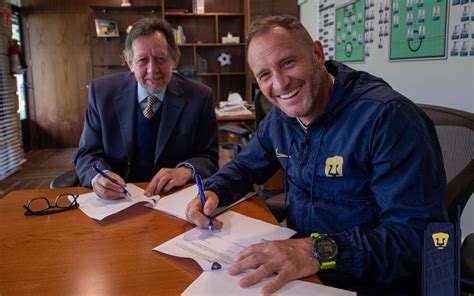 Lillini Extiende Contrato Hasta 2022 Como DT De Pumas Aristegui Noticias