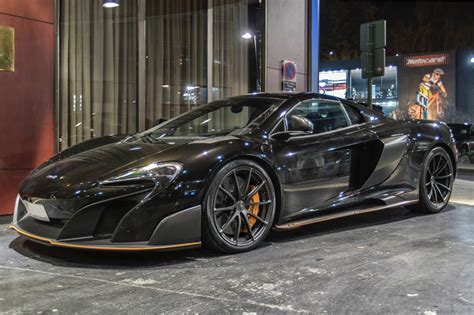 Mclaren 675LT: black Spider 666 bhp * All PYRENEES · France, Spain, Andorra