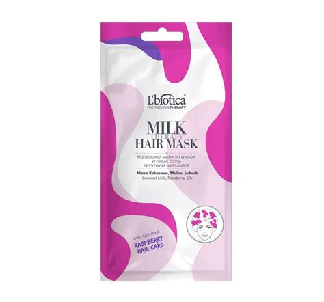 L Biotica Milk Therapy Wrap Maska Do Wlosow Raspberry Ml Hair Mask