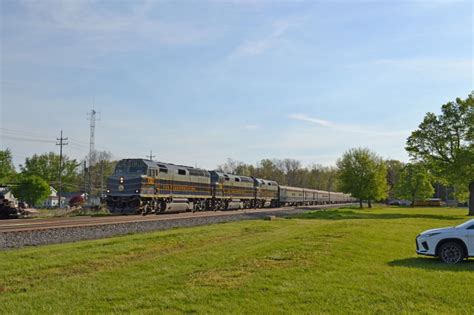 Csx Executive Train Passes Through Painesville