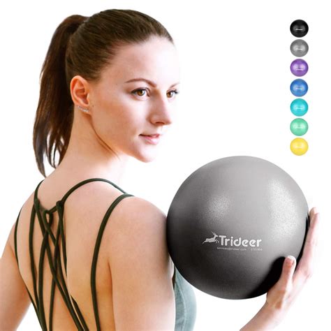 Trideer + Pilates Ball, Barre Ball, Mini Exercise Ball, 9 Inch