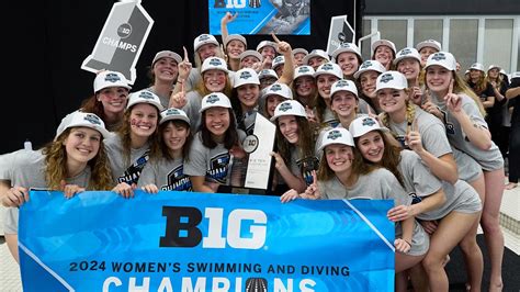 Indiana Wins 2024 Big Ten Womens Swim And Dive Championship