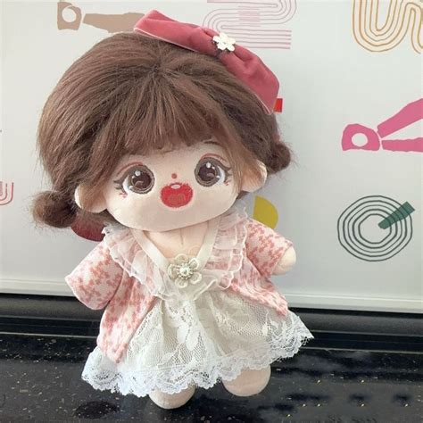 Cute Princess Dress Plush Dolls Clothes 20cm Cotton Dollexo Idol Dolls