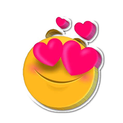 Lindo Emoji De Amor Png