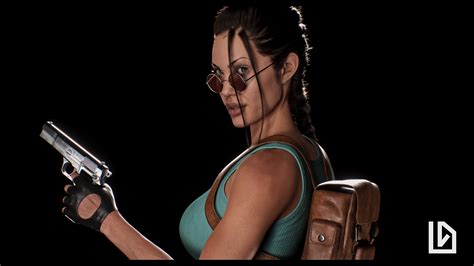 Tomb Raider Lara Croft Tribute Angelina Jolie Likeness R 3dmodeling