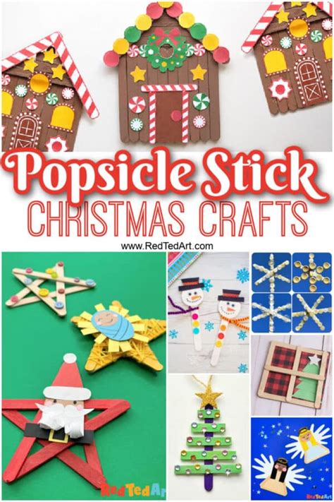 Easy Popsicle Stick Christmas Crafts for Kids of all Ages