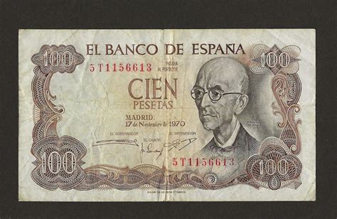 100 Pesetas Spanien 1970 Alte Banknote Kaufen Auf Ricardo