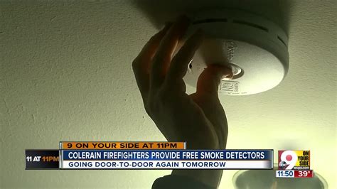 Firefighters Install Smoke Alarms For Residents