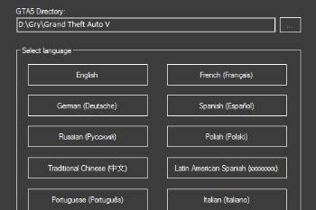 Gta Language Changer All Languages Gta Mods