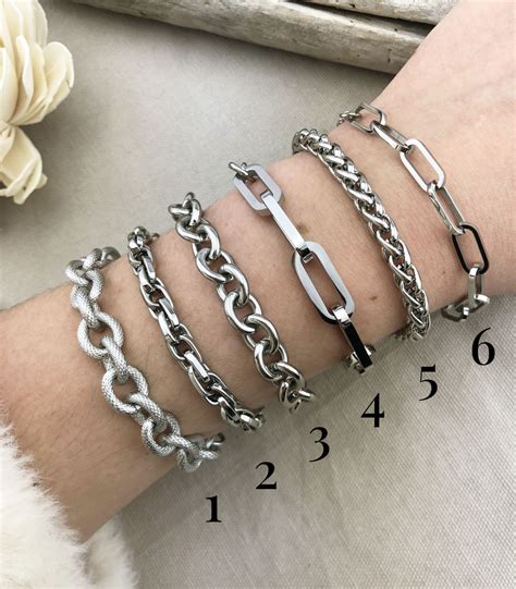 Bracelets Diff Rentes Mailles En Argent