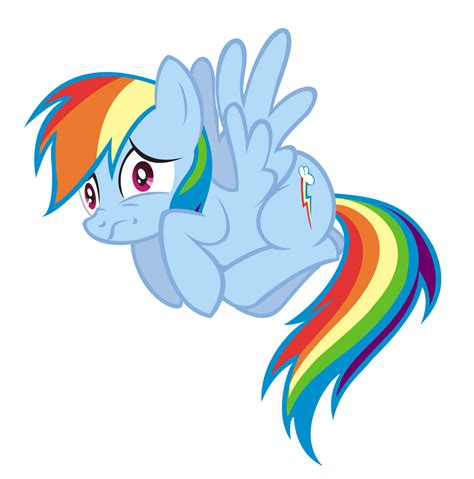 Scared Rainbow Dash Vector By Saturtron On Deviantart