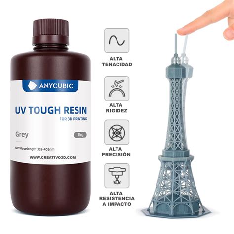 Anycubic Resina Resistente UV 1KG Creativo 3D