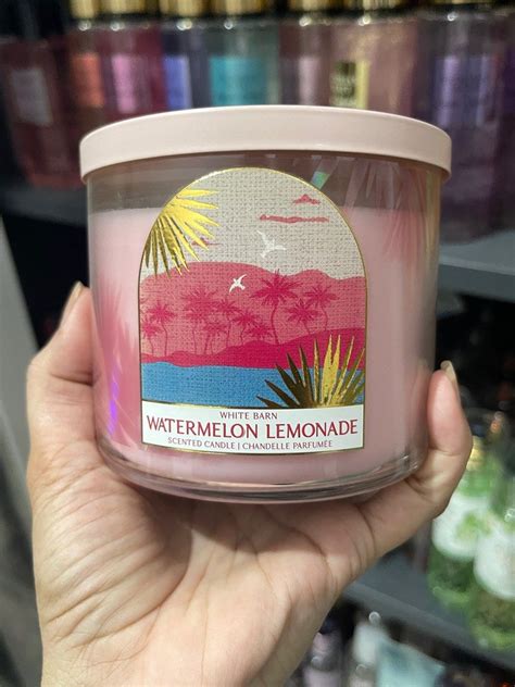 Watermelon Lemonade 3 Wick Candle Furniture And Home Living Home Fragrance On Carousell