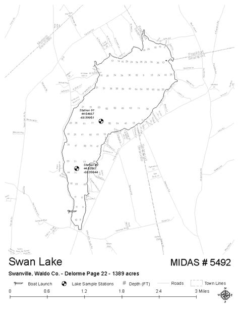 Lake Overview Swan Lake Goose Pond Frankfort Searsport