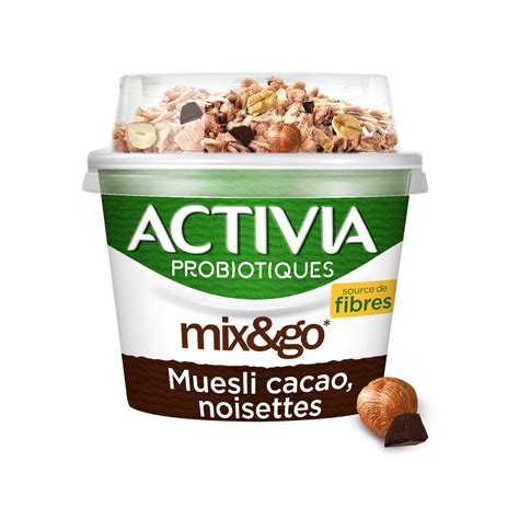 Yaourt Muesli Chocolat Noisette Activia Le Pot De G Prix Carrefour