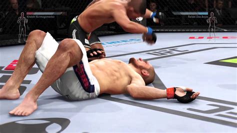 RAFAEL DOS ANJOS Vs DONALD CERRONE KO BARAO KO EA SPORTS UFC ONLINE