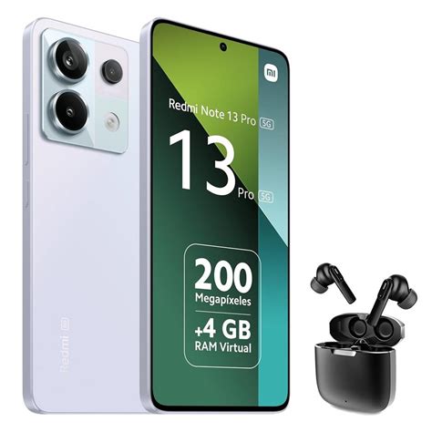 Xiaomi Redmi Note 13 Pro 5G 12+512GB Smartphone & Bluetooth Kopfhörer ...