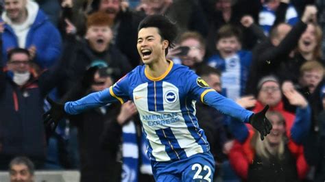 Kaoru Mitoma Erzielt In Der Nachspielzeit Den Siegtreffer F R Brighton