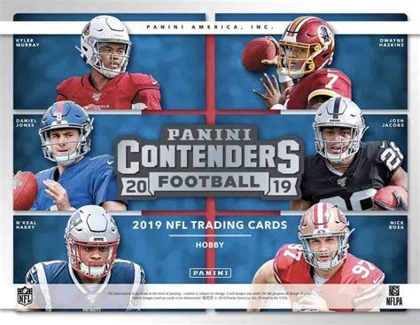 2019 Panini Contenders Football Hobby 12 Box Case Price Release Date