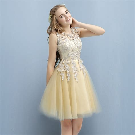 Applique Short Cocktail Dresses For Juniors Lace Homecoming Dresses