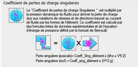 PERTES DE CHARGE Air Eau Aeraulique Hydraulique