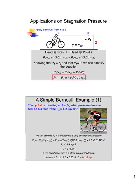 Solution Bernoulli Equation Part Studypool