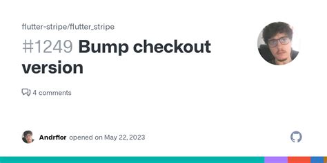 Bump Checkout Version Issue Flutter Stripe Flutter Stripe