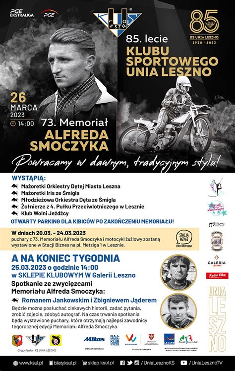 Informacje organizacyjne przed 73 Memoriałem Alfreda Smoczyka FOGO