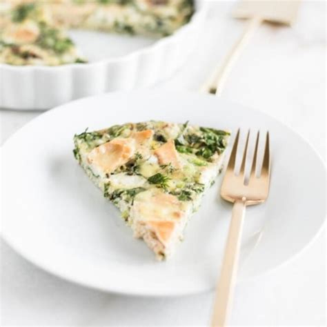 Smoked Salmon And Kale Frittata Lively Table