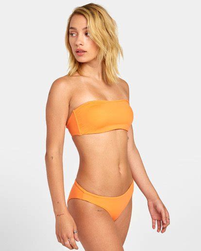 Solid Reggiseno Bikini A Fascia In Tinta Unita Da Donna Rvca