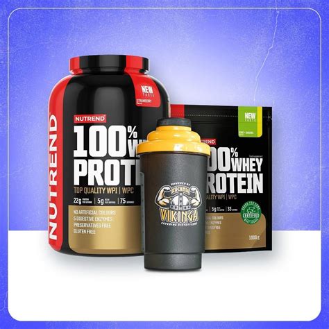 Od Ywka Bia Kowa Nutrend Whey Protein G G Shaker Viking