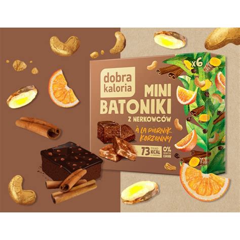 Mini Batoniki Z Nerkowc W A La Piernik Korzenny Dobra Kaloria Szt