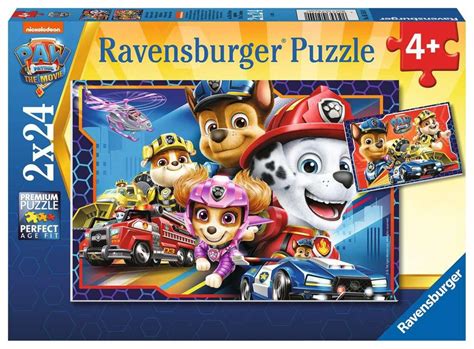 Ravensburger Puzzle Paw Patrol Allzeit Bereit 2 X 24 Teile