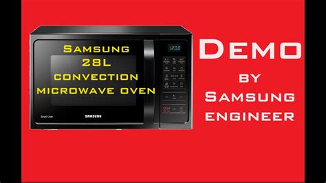 Samsung L Convection Microwave Oven Unboxing Demo Youtube