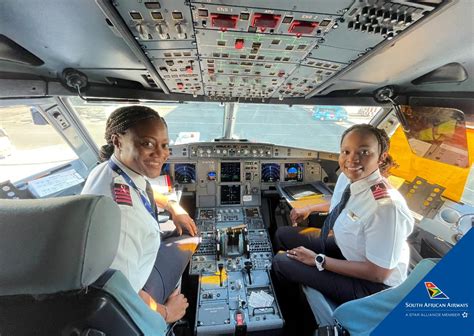 South African Airways Two Black Female Pilots Fly Plane Together For