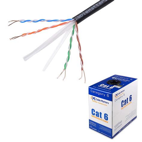 Buy Cable Matters Gbps Ul Listed In Wall Cm Rated Bare Copper Cat