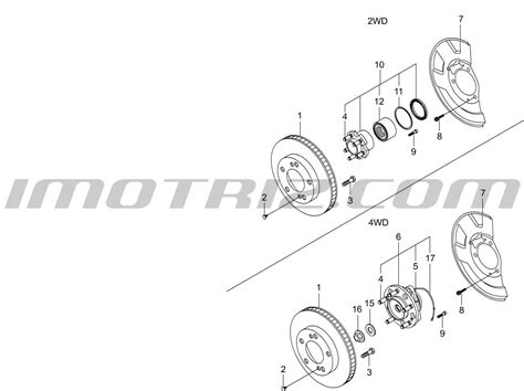 Bocin Rueda Del Ssangyong Actyon Sport 2 0 2 3 Rexton 2 7 3 2 Kyron 2