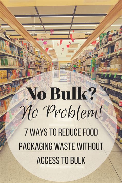 Zero Waste Nerd 7 Ways To Reduce Food Packaging Waste Without Access