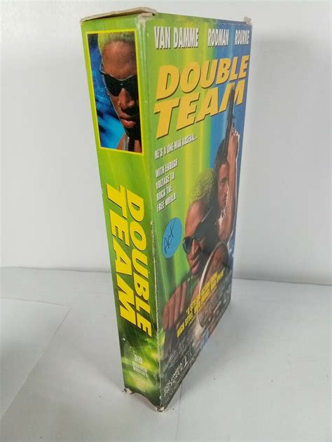 Double Team Vhs Tape Movie Jean Claude Van Damme Dennis Rodman Mickey