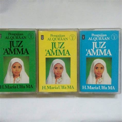 Jual Kaset Pita Maria Ulfa Pengajian Al Qur An Juz Amma Bag 1 2 3