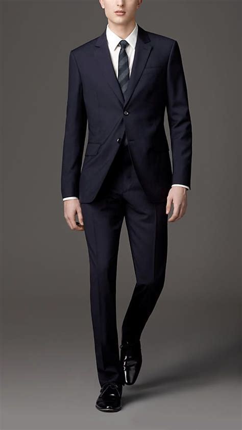 For Men Classic Fit Virgin Wool Suit Burberry Mens Luxury Fashion