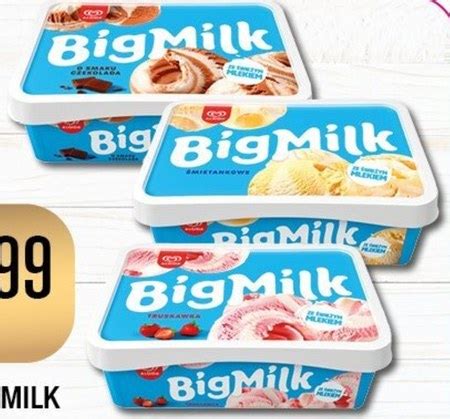 Lody Big Milk Taniej Promocja Chata Polska Ding Pl