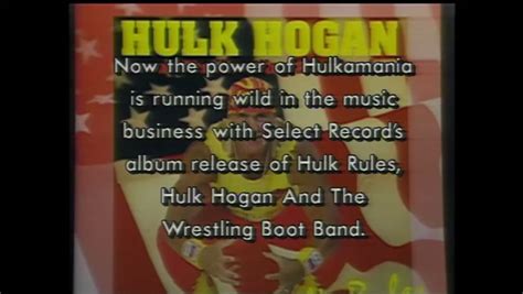 Hulk Hogan and the Wrestling Boot Band Promotional Satellite Feed : WCW ...