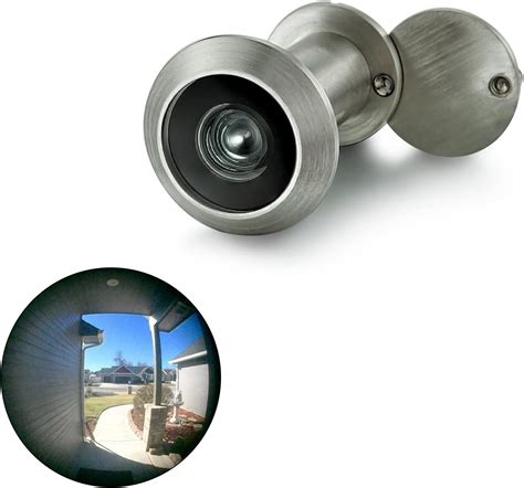 Forliggio Peephole Front Door Viewer With Privacy Cover One Way 220