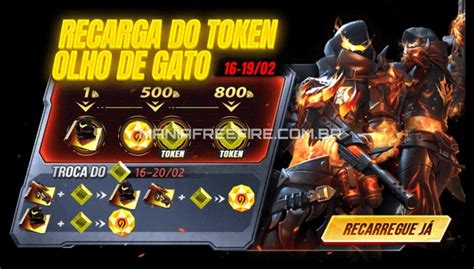 Tropas Sombrias Recarga Token Olho De Gato Mania Free Fire