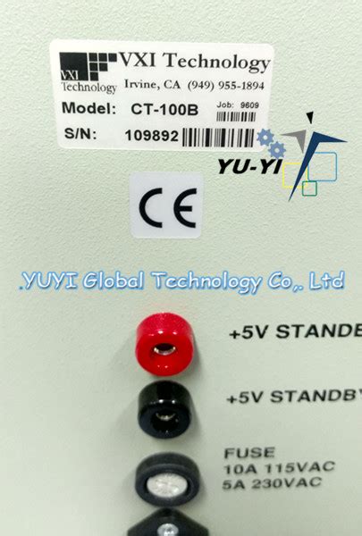 Vxi Technology Ct100b Mainframe Vxi Bus Plc Dcs Servo Control Motor