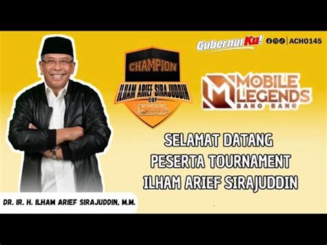 Ilham Arief Sirajuddin Mobile Legends Bang Bang Cup Top Pool A