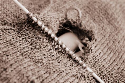 Mending A Knitted Sweater Permadventure